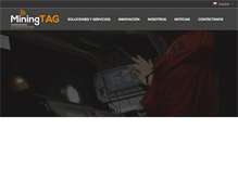 Tablet Screenshot of miningtag.cl